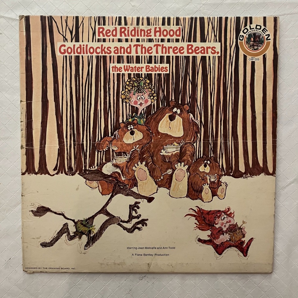Golden Wonderland Records Little Red Riding Hood‎ Goldilocks & Three Bears